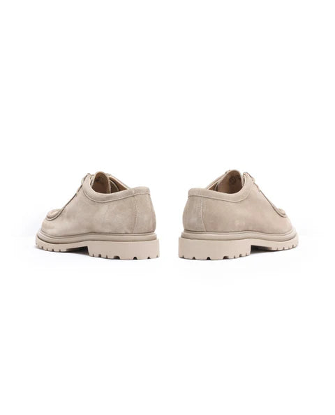 Men’s Light Beige Leather Sneakers – Seoul Edit | Rare Rabbit